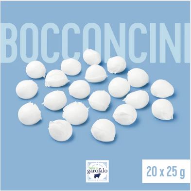 Bocconcini di Mozzarella di Bufala Campana DOP 20x25g (500g)