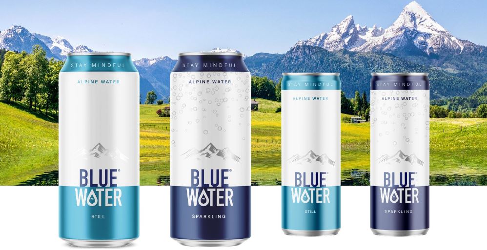Acqua in lattina Blue Water