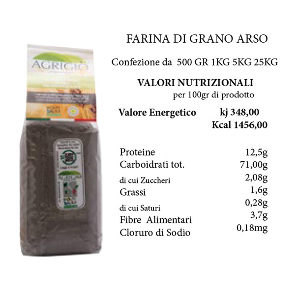 Farina di grano arso 