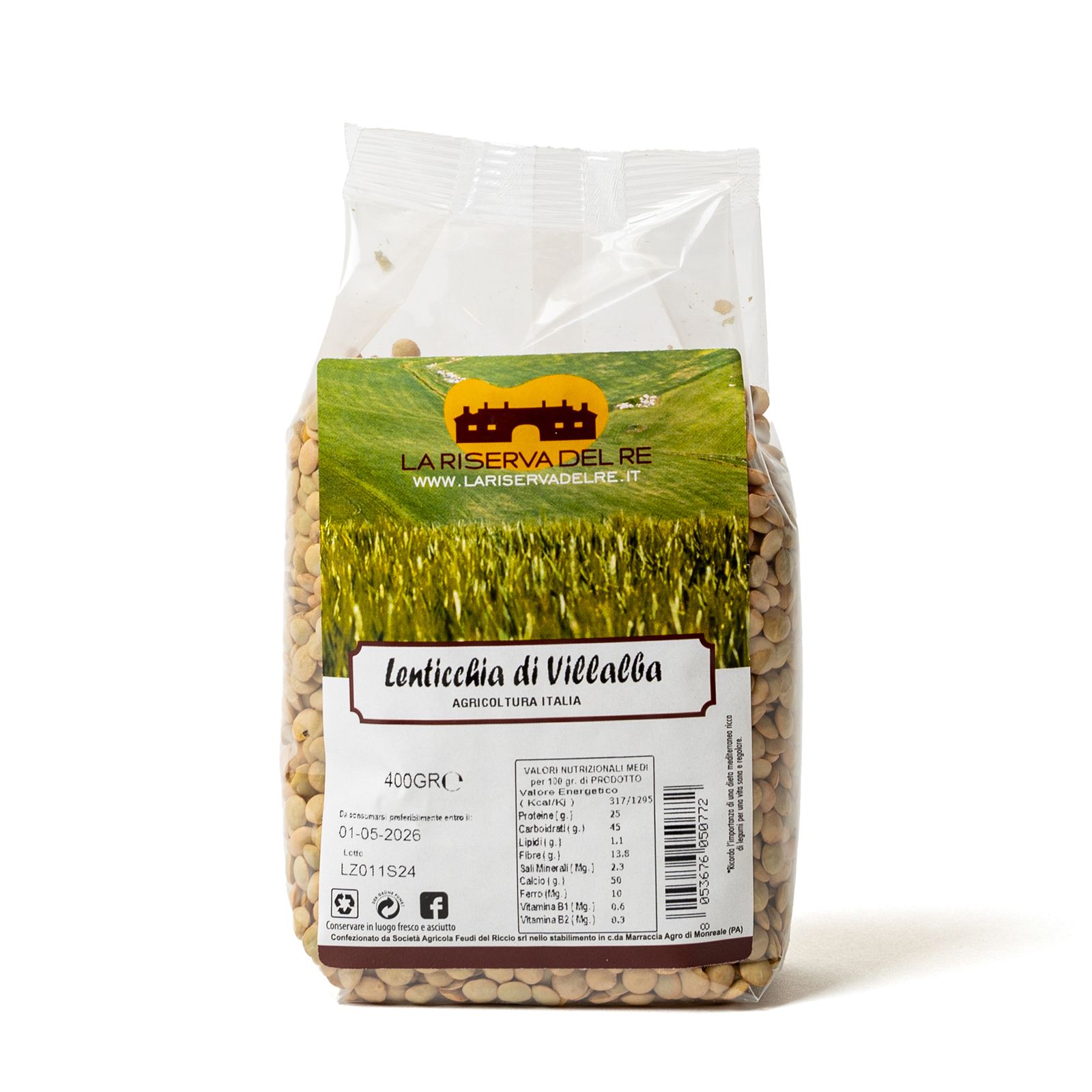 Lenticchia di Villalba 400gr